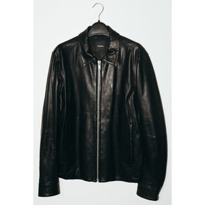 Theory Collar Lambskin Leather Jacket